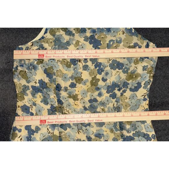 Eddie Bauer Sleeveless Floral Maxi Tank Dress Sz 8 Boho, Cottagecore - Picture 4 of 9